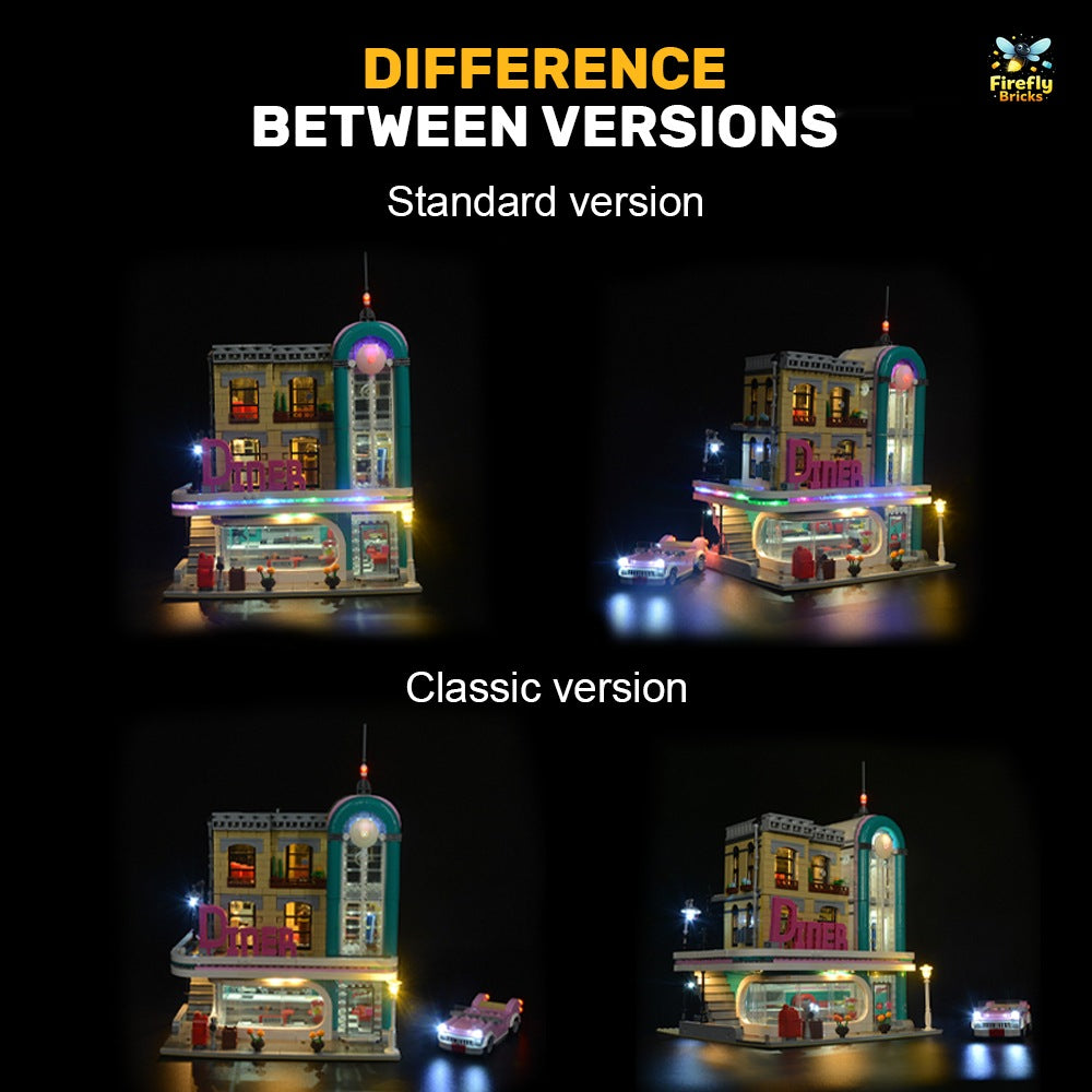Light Kit for LEGO® Downtown Diner 10260