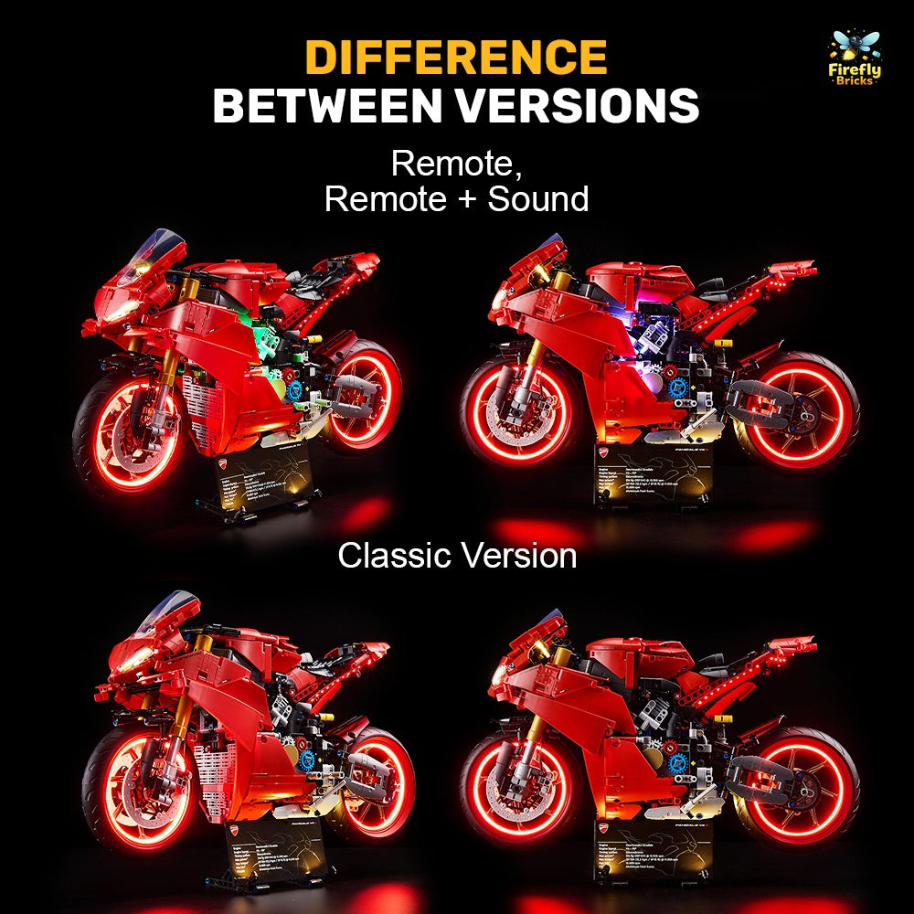 Light Kit for LEGO® Ducati Panigale V4 S Motorcycle 42202