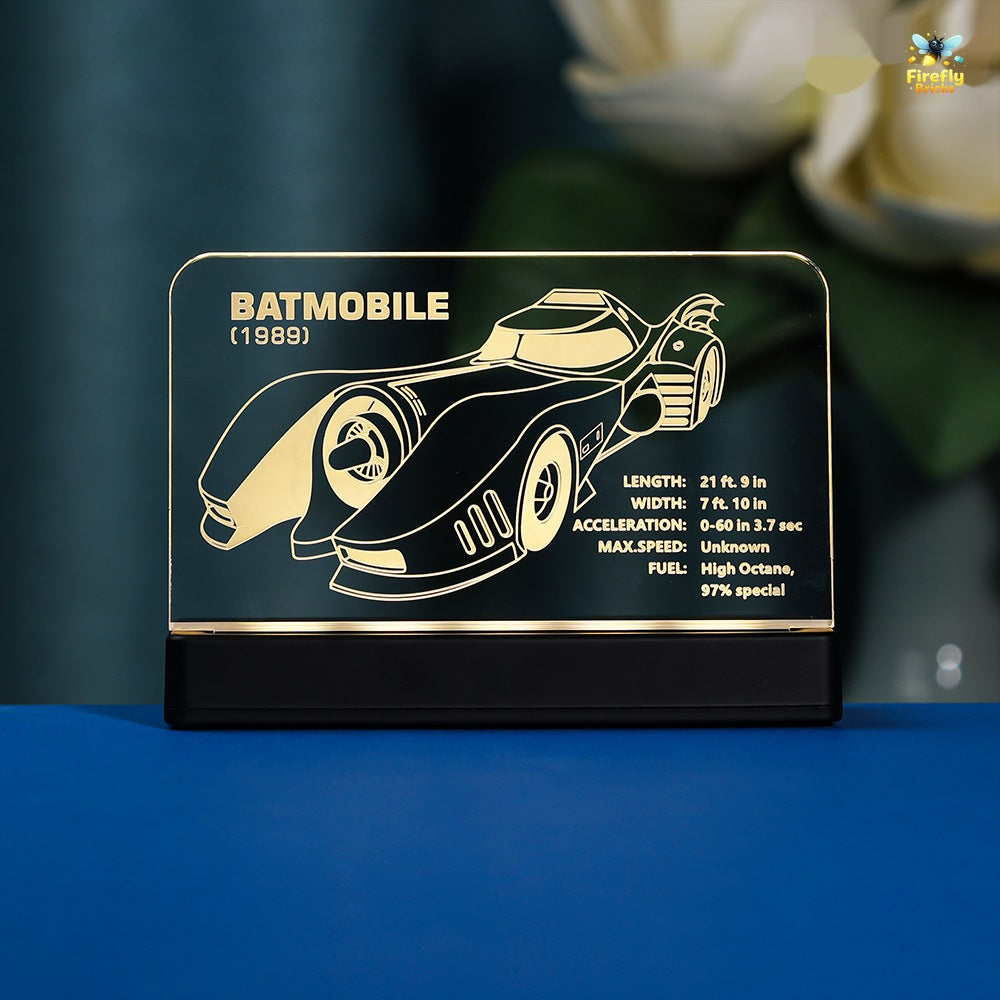 LED Nameplate for LEGO® 1989 Batmobile 76139