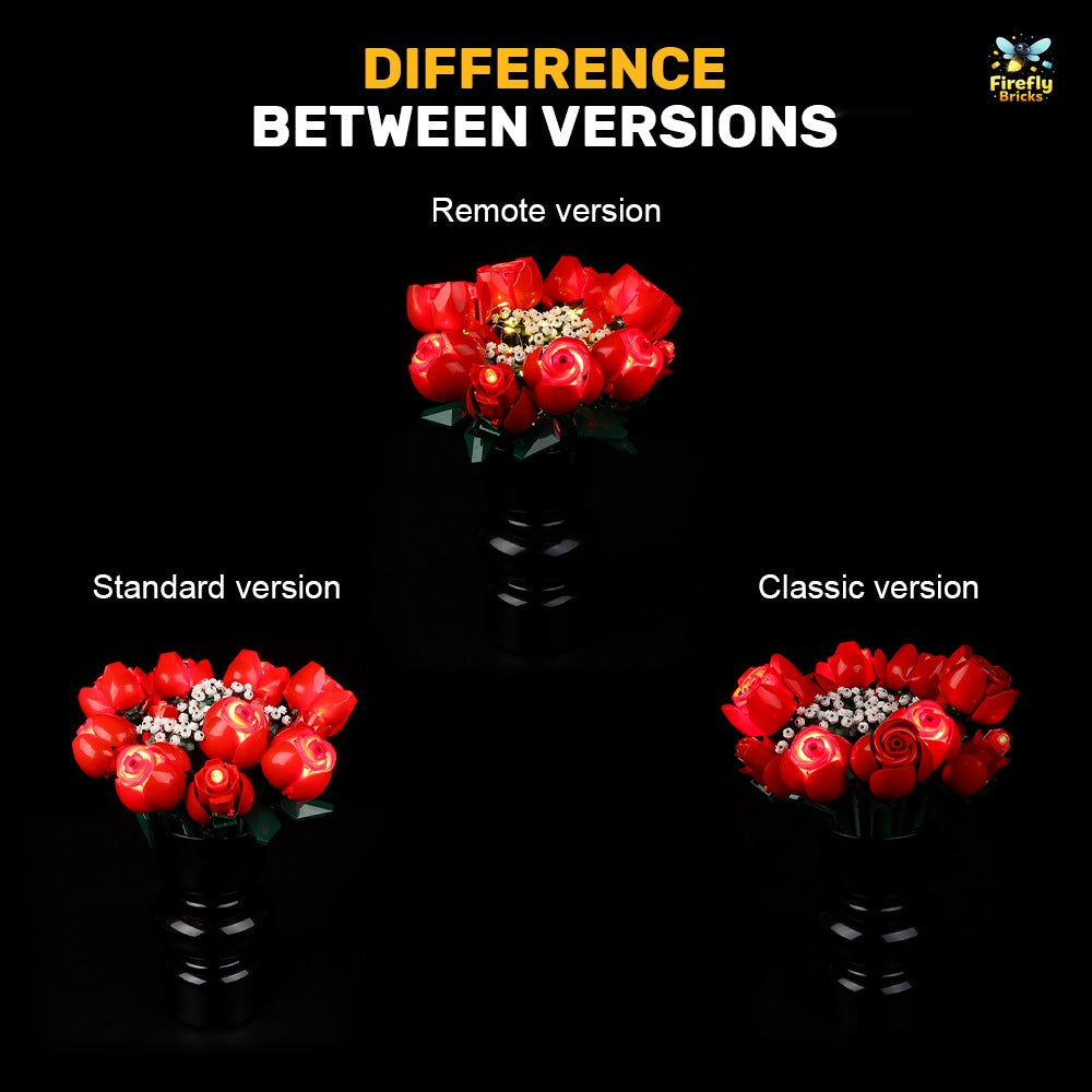 Light Kit for LEGO® Bouquet of Roses 10328