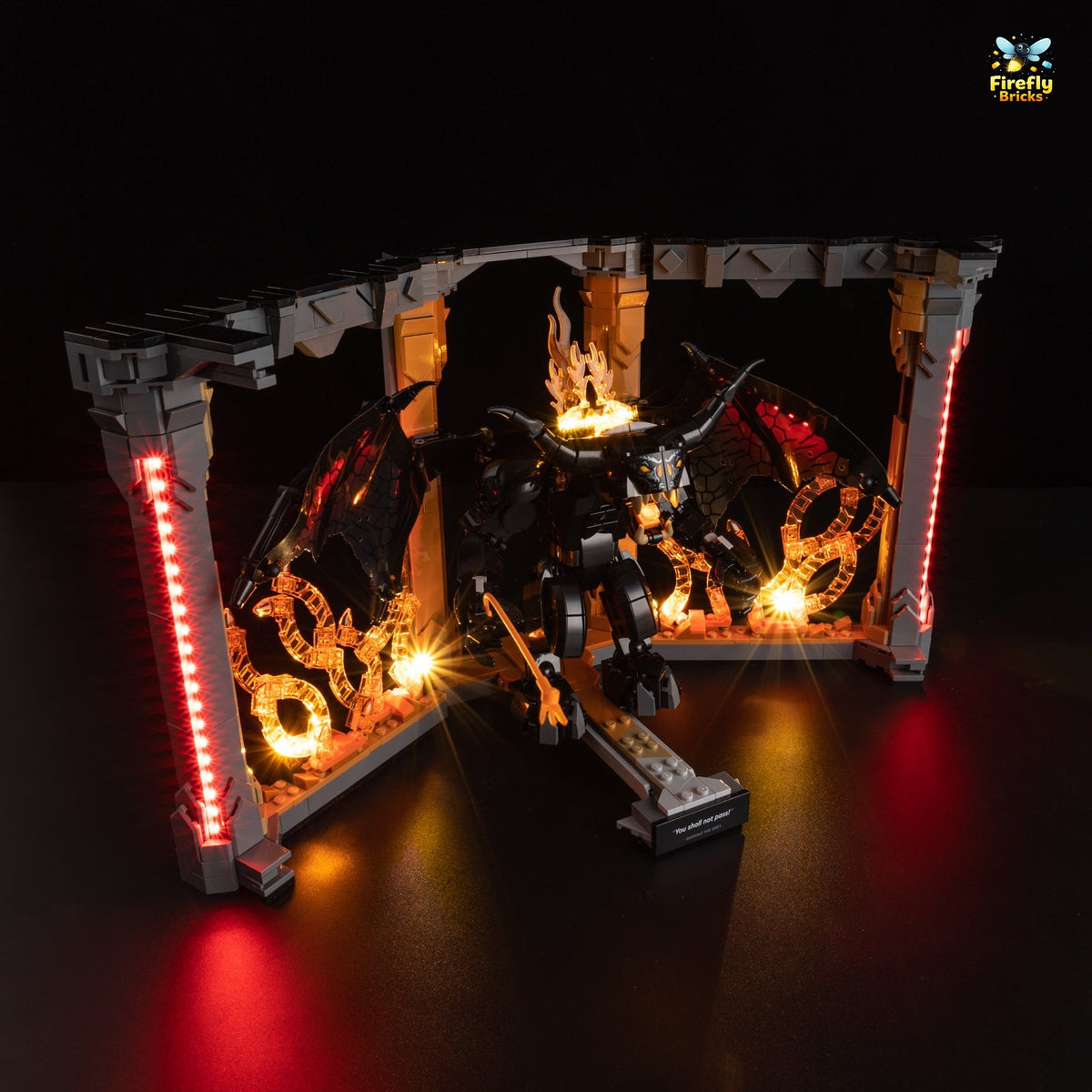Light Kit for LEGO® The Lord of the Rings: Balrog Book Nook 10367