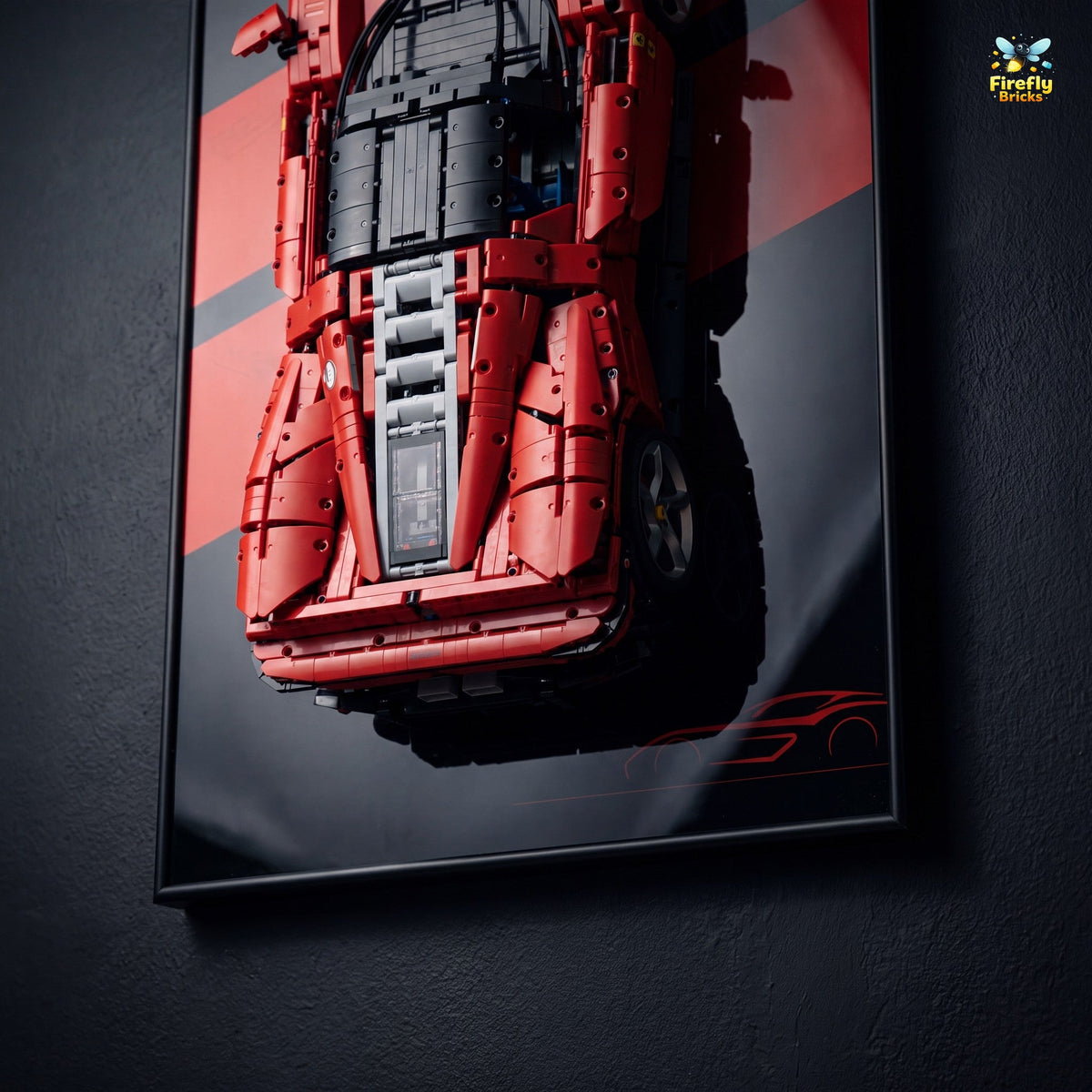 Display Wall-Mount for LEGO® Ferrari Daytona SP3 42143