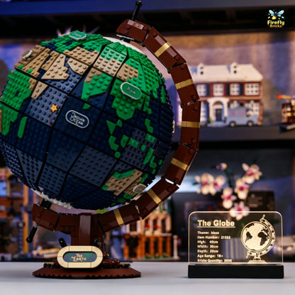 LED Nameplate for LEGO® The Globe 21332