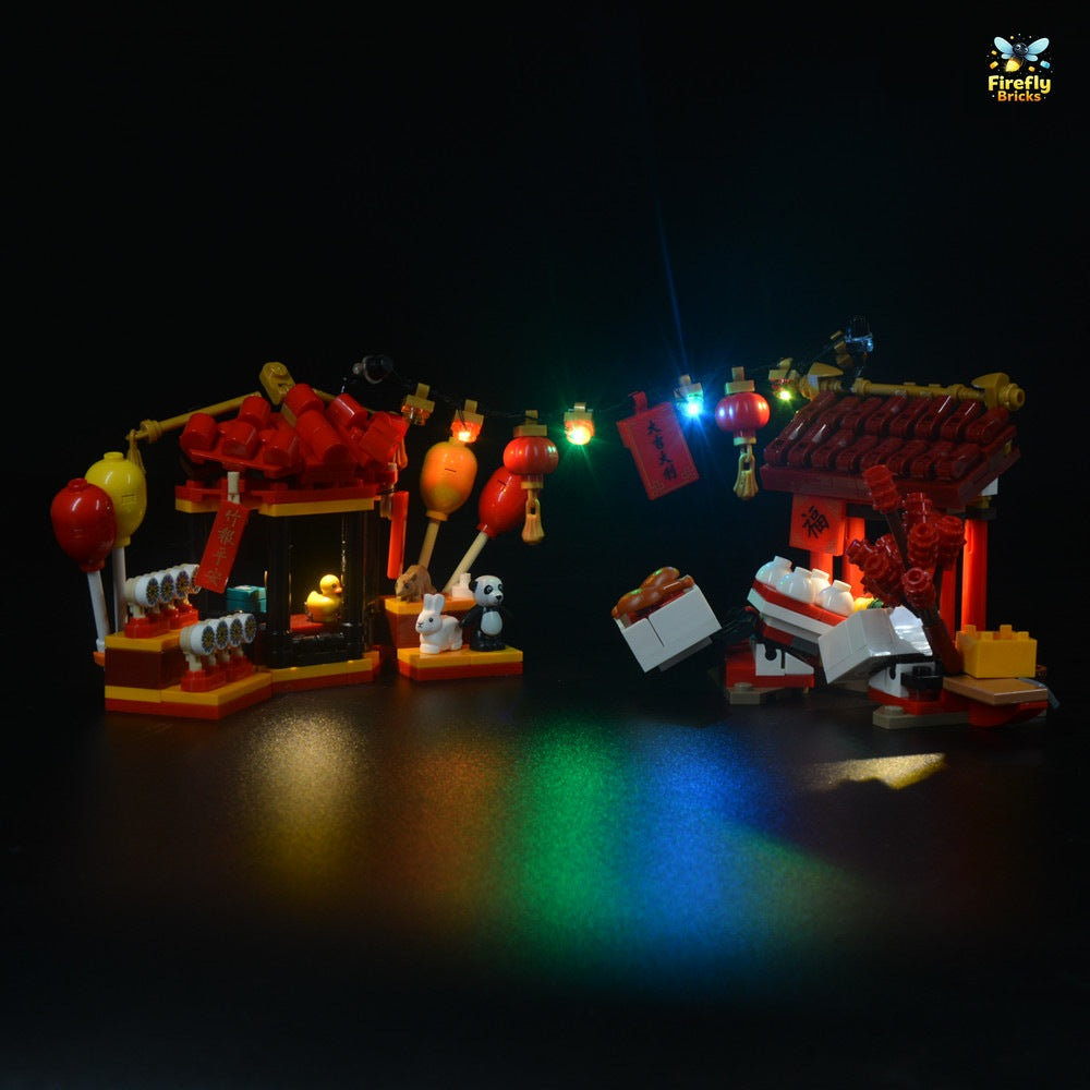 Light Kit for LEGO® Chinese New Year Temple Fair 80105 – Firefly Bricks