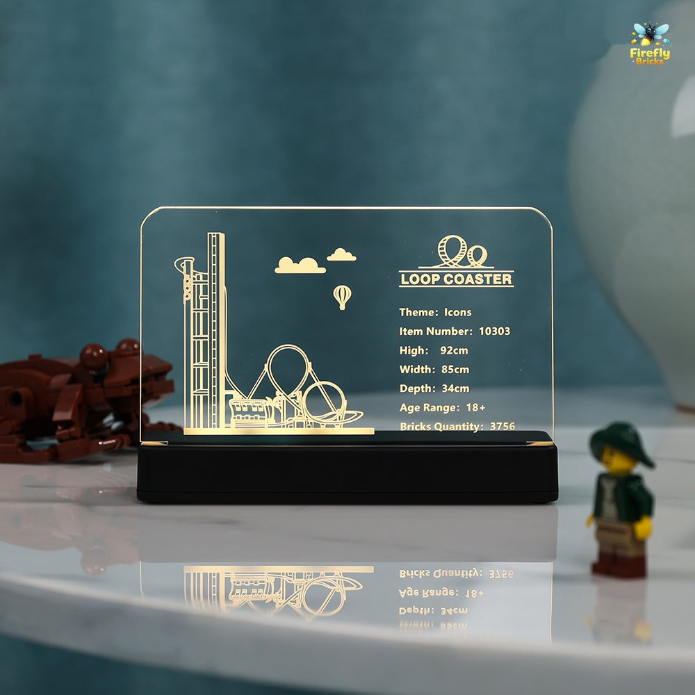 LED Nameplate for LEGO® Loop Coaster 10303
