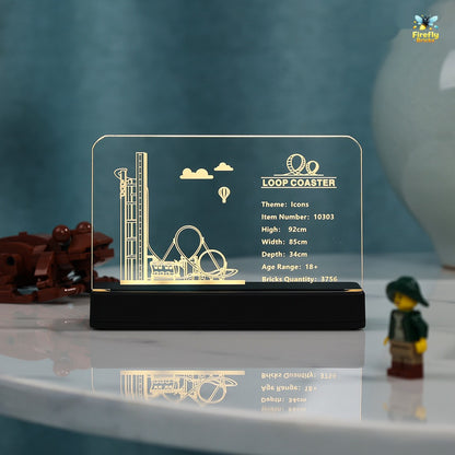 LED Nameplate for LEGO® Loop Coaster 10303