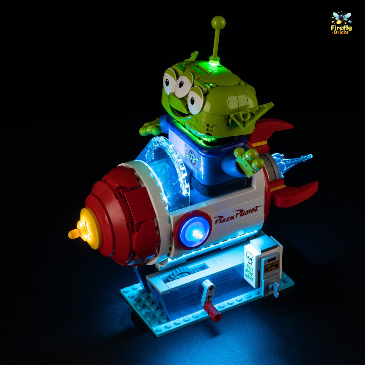 Light Kit for LEGO® Alien with Pizza Planet Rocket Ride 43307