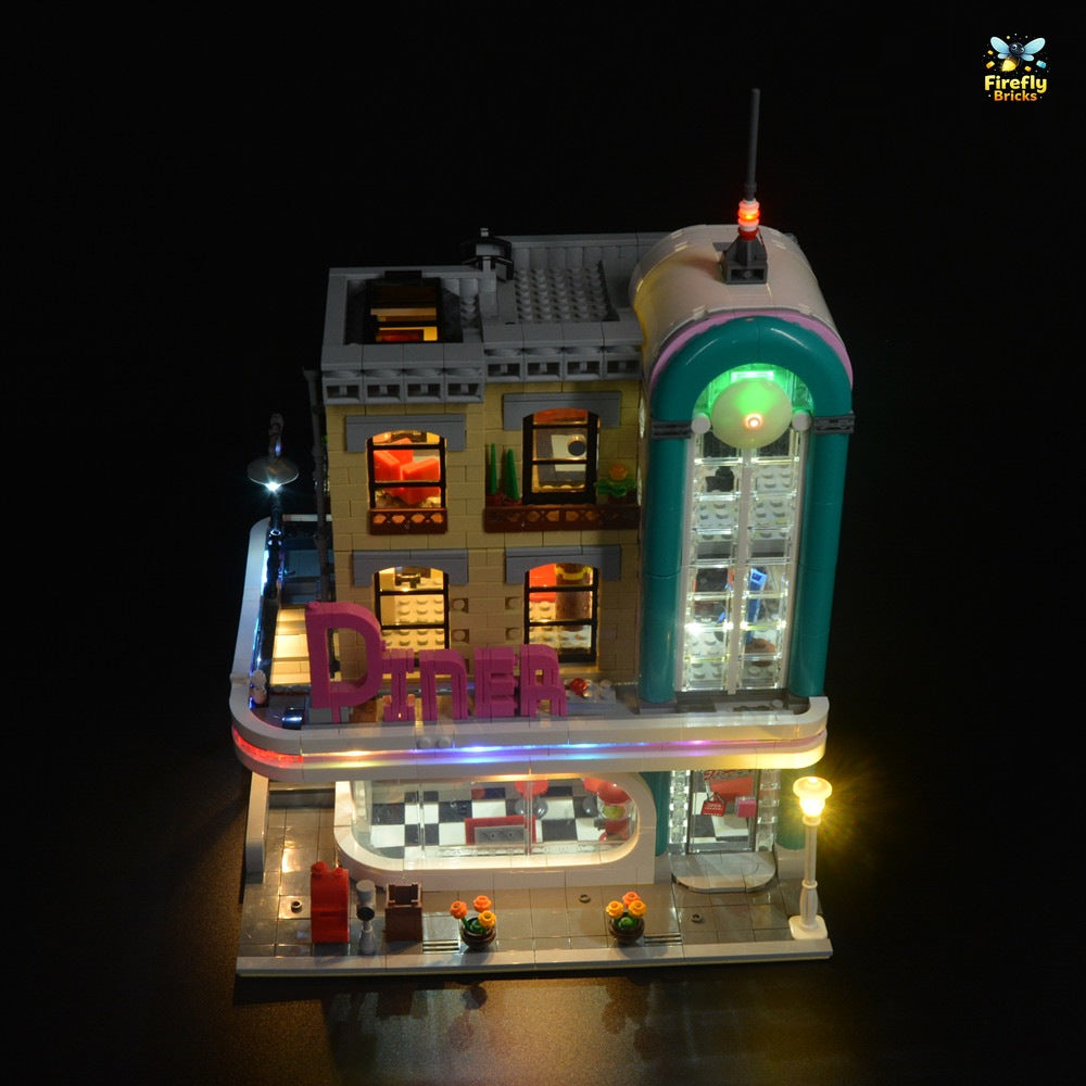 Light Kit for LEGO® Downtown Diner 10260