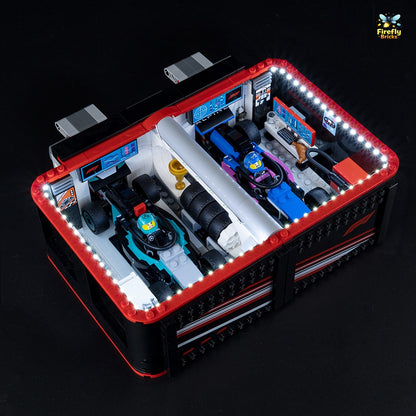 Light Kit for LEGO® F1 Garage & Mercedes-AMG & Alpine Cars 60444