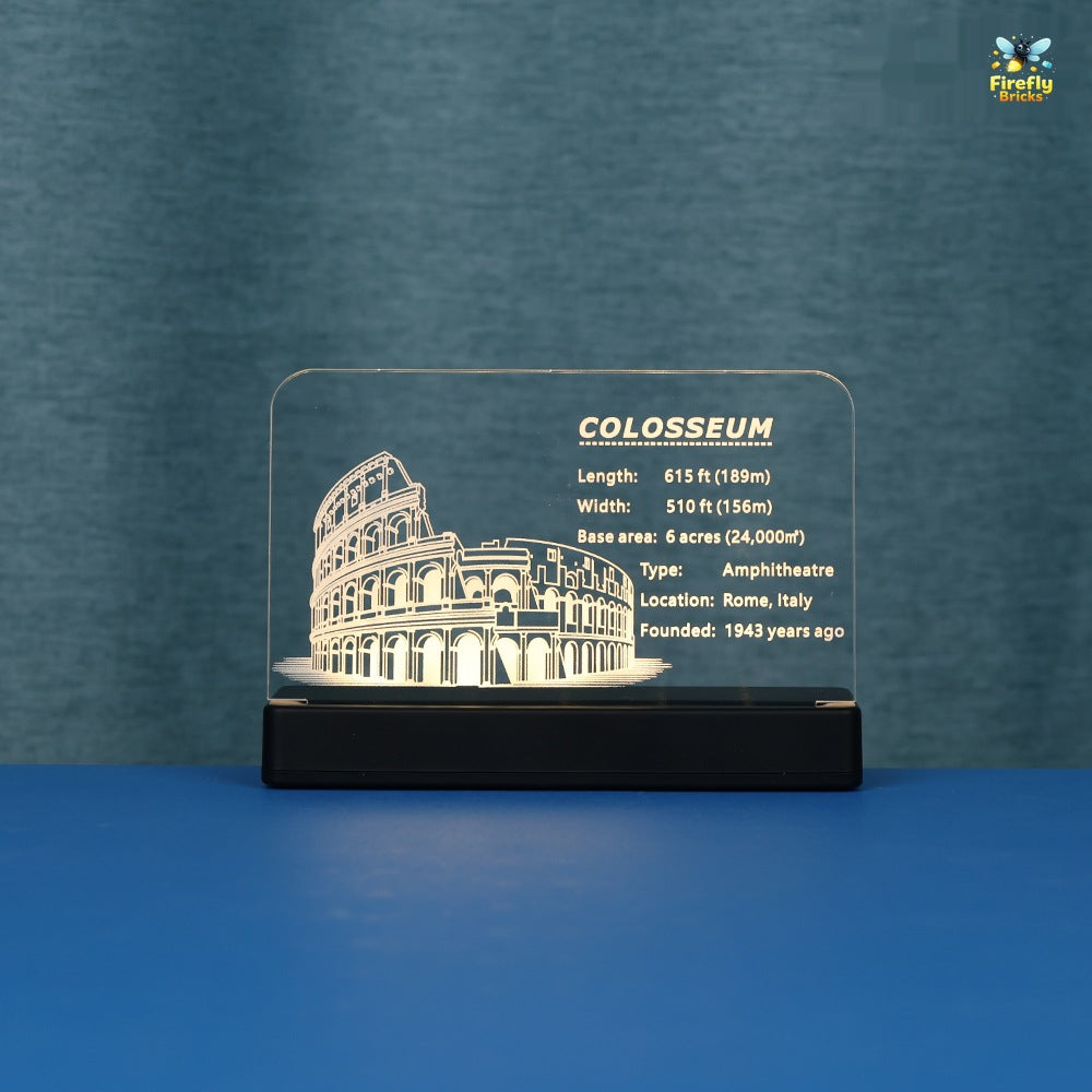 LED Nameplate for LEGO® Colosseum 10276