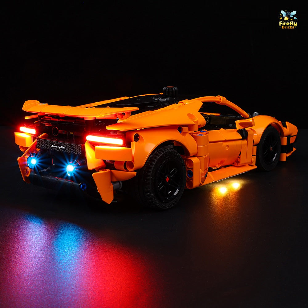 Light Kit for LEGO® Lamborghini Huracán Tecnica Orange 42196
