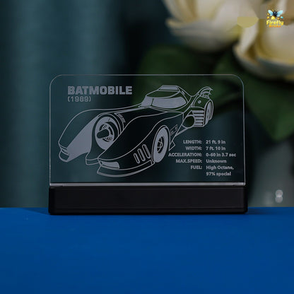LED Nameplate for LEGO® 1989 Batmobile 76139