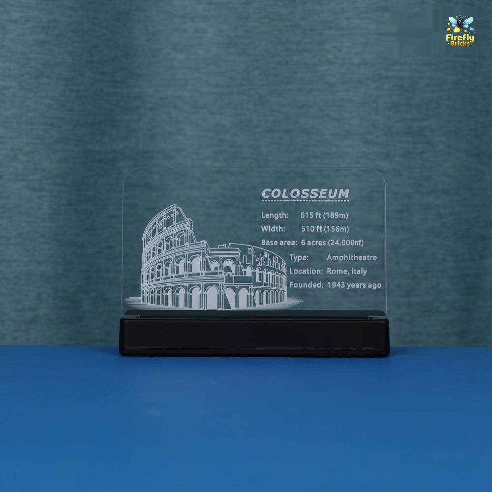 LED Nameplate for LEGO® Colosseum 10276