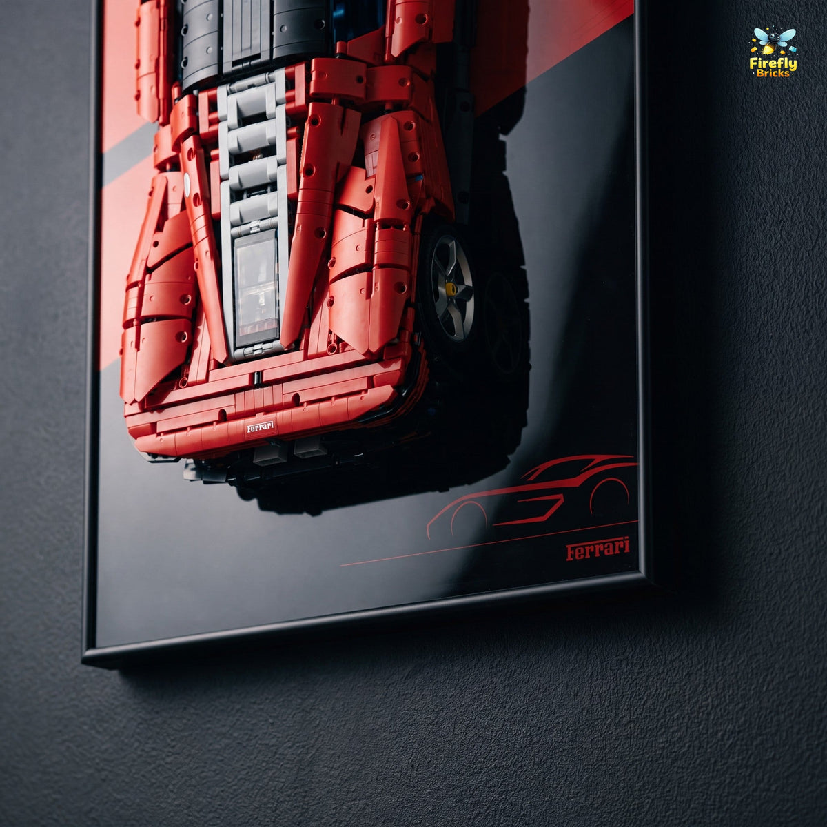 Display Wall-Mount for LEGO® Ferrari Daytona SP3 42143