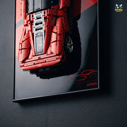 Display Wall-Mount for LEGO® Ferrari Daytona SP3 42143