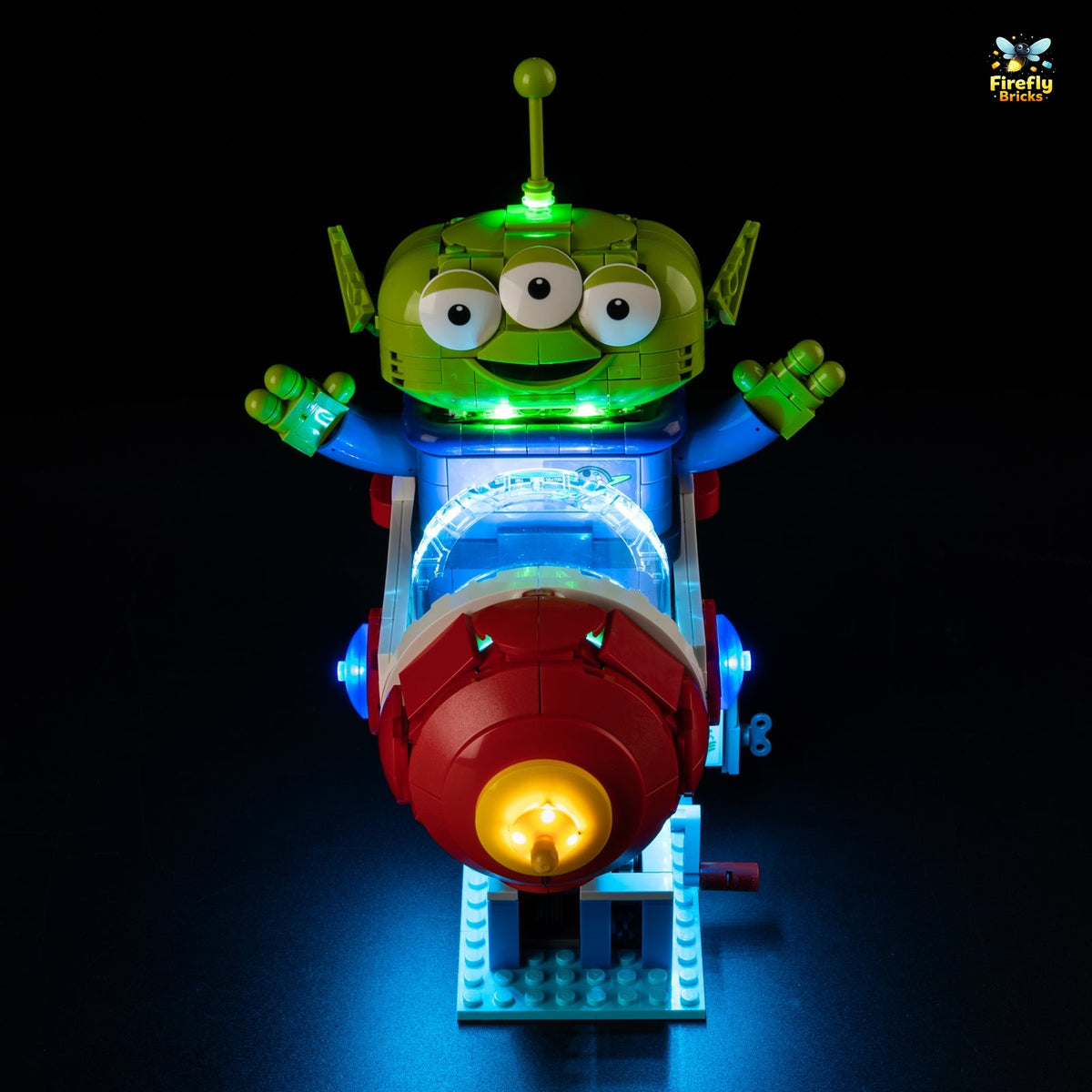 Light Kit for LEGO® Alien with Pizza Planet Rocket Ride 43307
