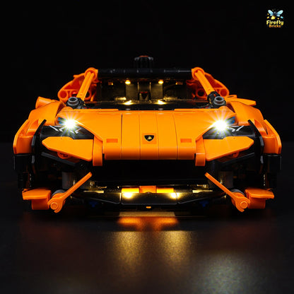 Light Kit for LEGO® Lamborghini Huracán Tecnica Orange 42196