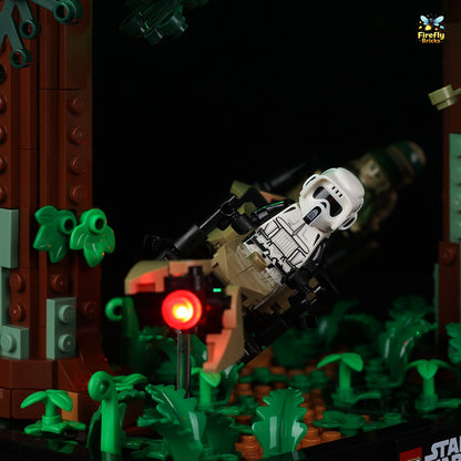 Light Kit for LEGO® Endor Speeder Chase Diorama 75353