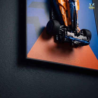 Display Wall-Mount for LEGO® McLaren Formula 1 Race Car 42141