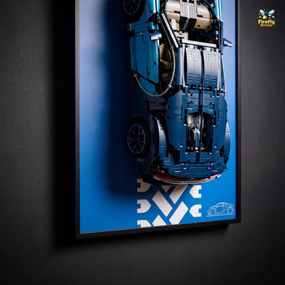 Display Wall-Mount for LEGO® Bugatti Chiron 42083
