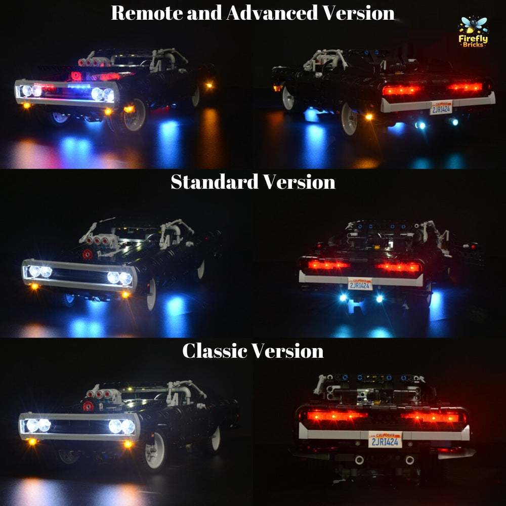 Light Kit for LEGO® Fast and Furious Dom's Dodge Charger 42111