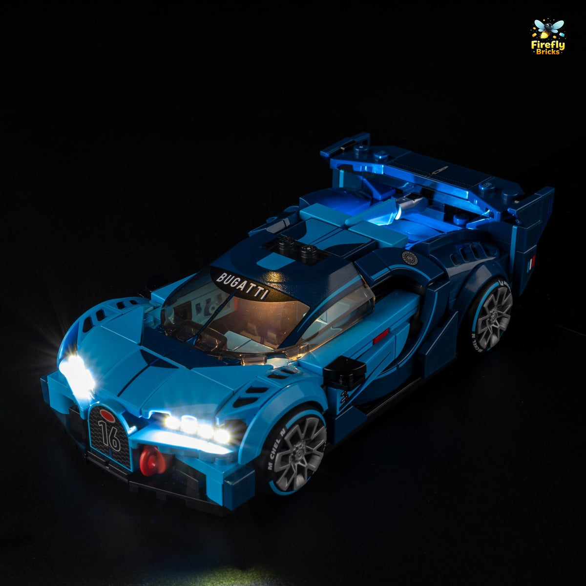 Light Kit for LEGO® Bugatti Vision GT Hyper Sports Car 77253