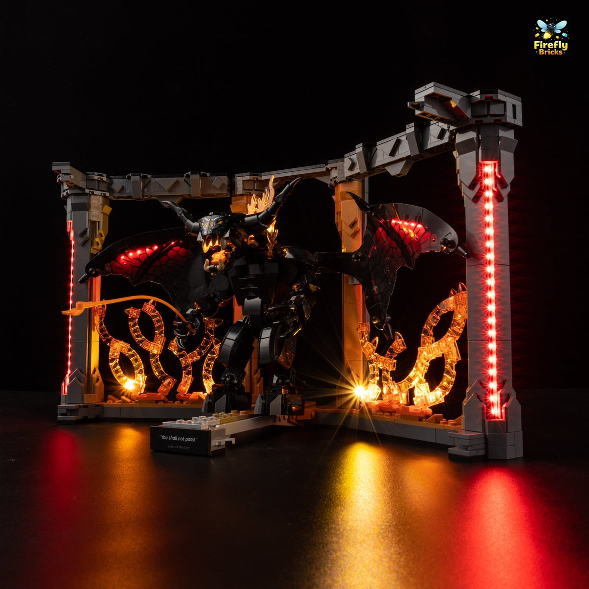 Light Kit for LEGO® The Lord of the Rings: Balrog Book Nook 10367
