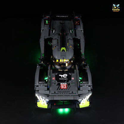 Light Kit for LEGO® PEUGEOT 9X8 24H Le Mans Hybrid Hypercar 42156