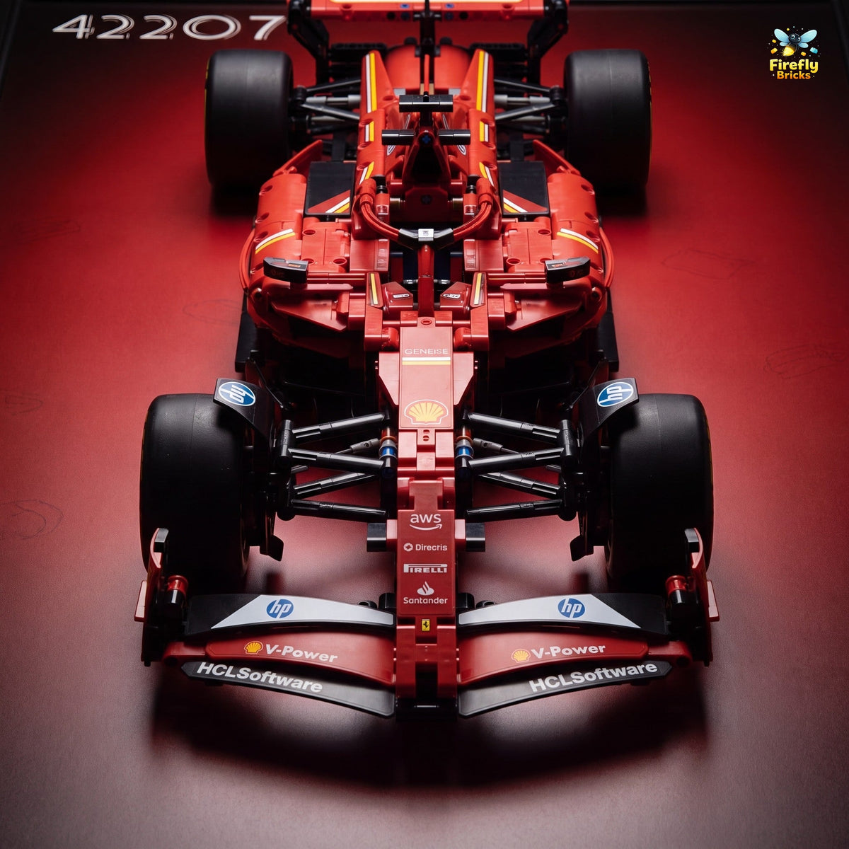 Display Wall-Mount for LEGO® Ferrari SF-24 F1 Car 42207
