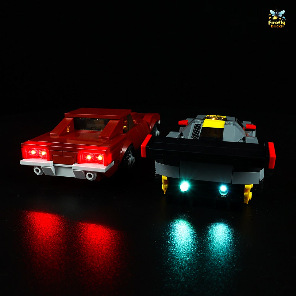 Light Kit for LEGO® Chevrolet Corvette C8.R, 1968 Chevrolet Corvette 76903