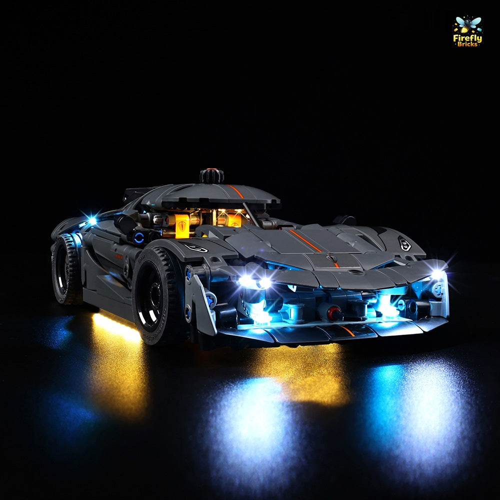 Light Kit for LEGO® Koenigsegg Jesko Absolut Grey Hypercar 42173