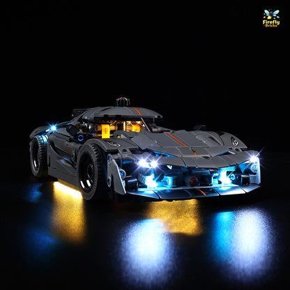 Light Kit for LEGO® Koenigsegg Jesko Absolut Grey Hypercar 42173