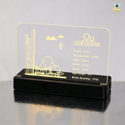 LED Nameplate for LEGO® Loop Coaster 10303