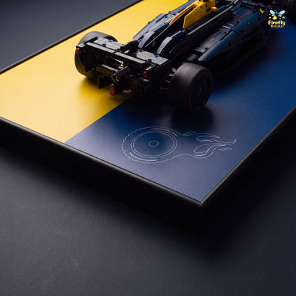 Display Wall-Mount for LEGO® Oracle Red Bull Racing RB20 F1 Car 42206