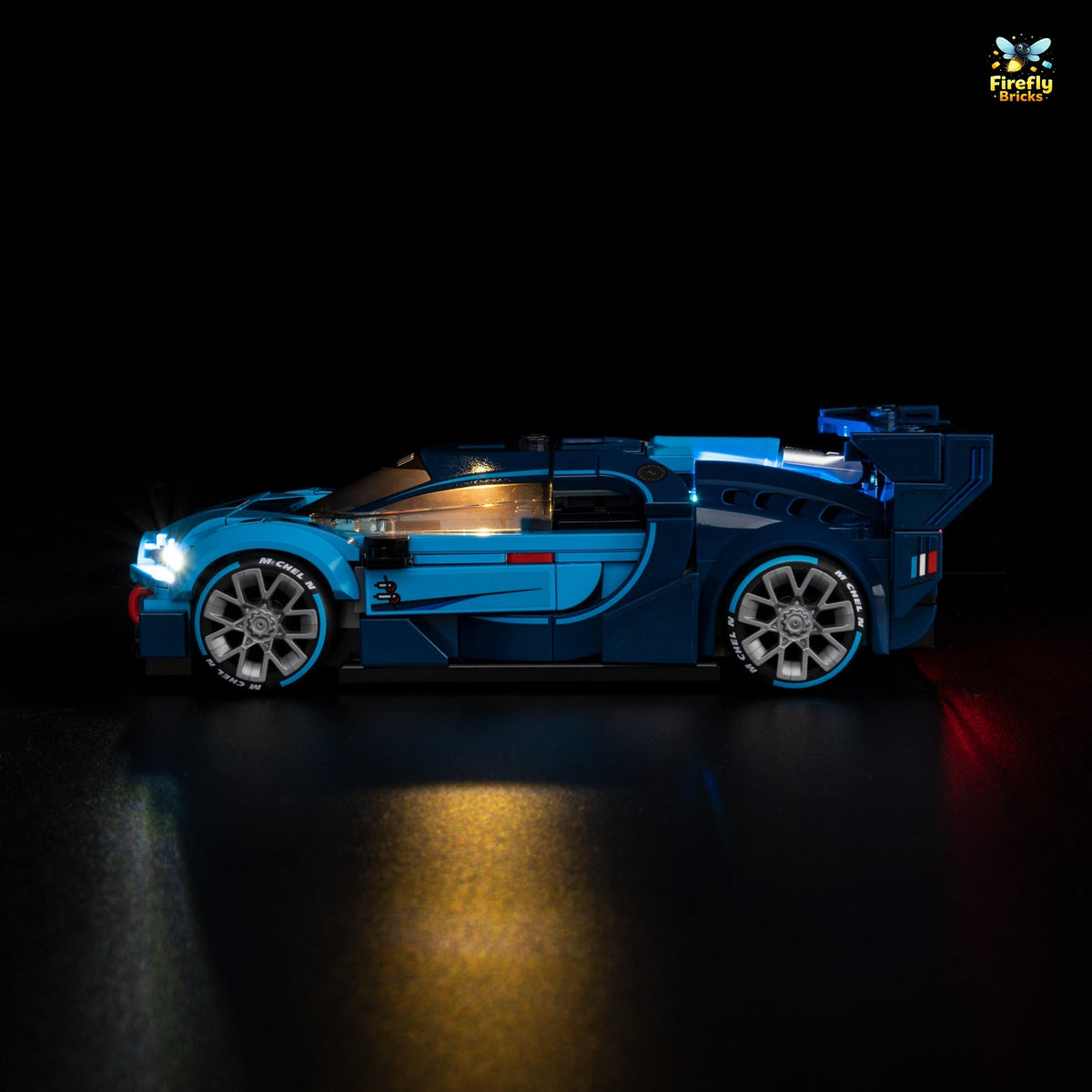 Light Kit for LEGO® Bugatti Vision GT Hyper Sports Car 77253