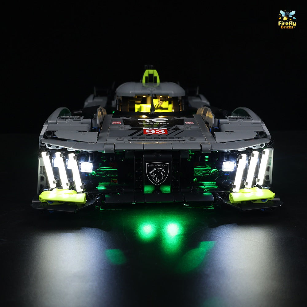 Light Kit for LEGO® PEUGEOT 9X8 24H Le Mans Hybrid Hypercar 42156