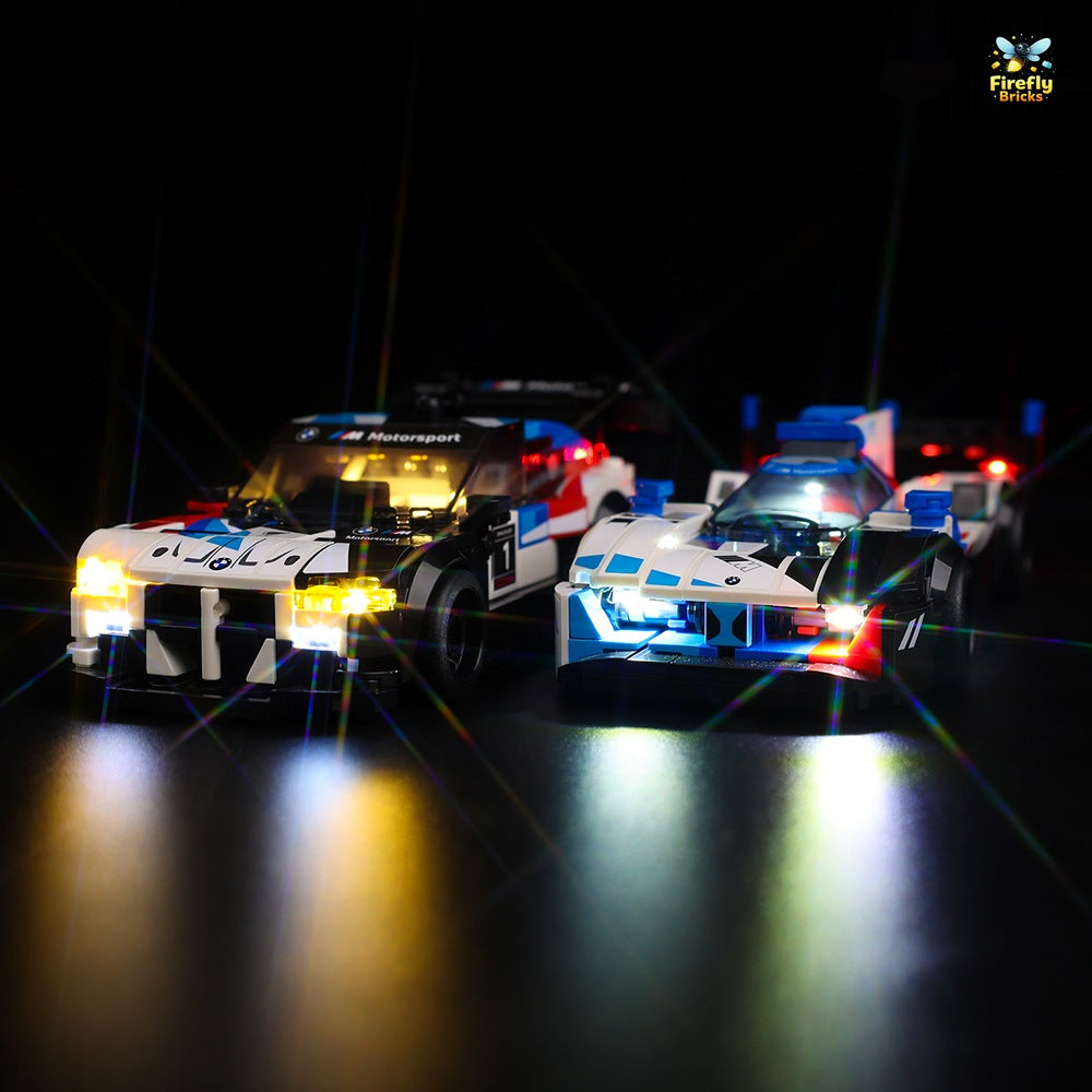 Light Kit for LEGO® BMW M4 GT3 & BMW M Hybrid V8 Race Cars 76922
