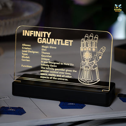 LED Nameplate for LEGO® Infinity Gauntlet 76191