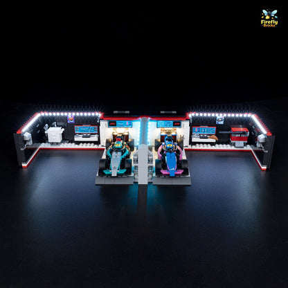 Light Kit for LEGO® F1 Garage & Mercedes-AMG & Alpine Cars 60444