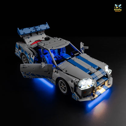 Light Kit for LEGO® 2 Fast 2 Furious Nissan Skyline GT-R (R34) Car 42210