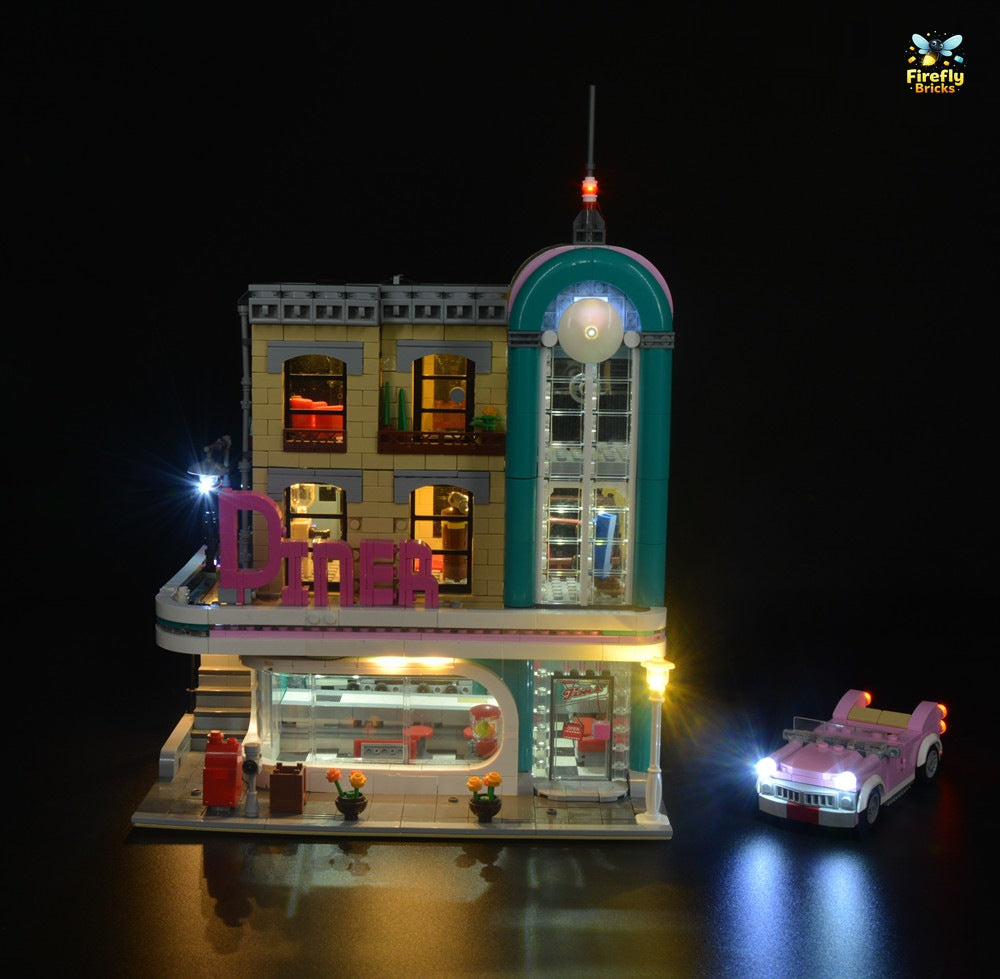 Light Kit for LEGO® Downtown Diner 10260