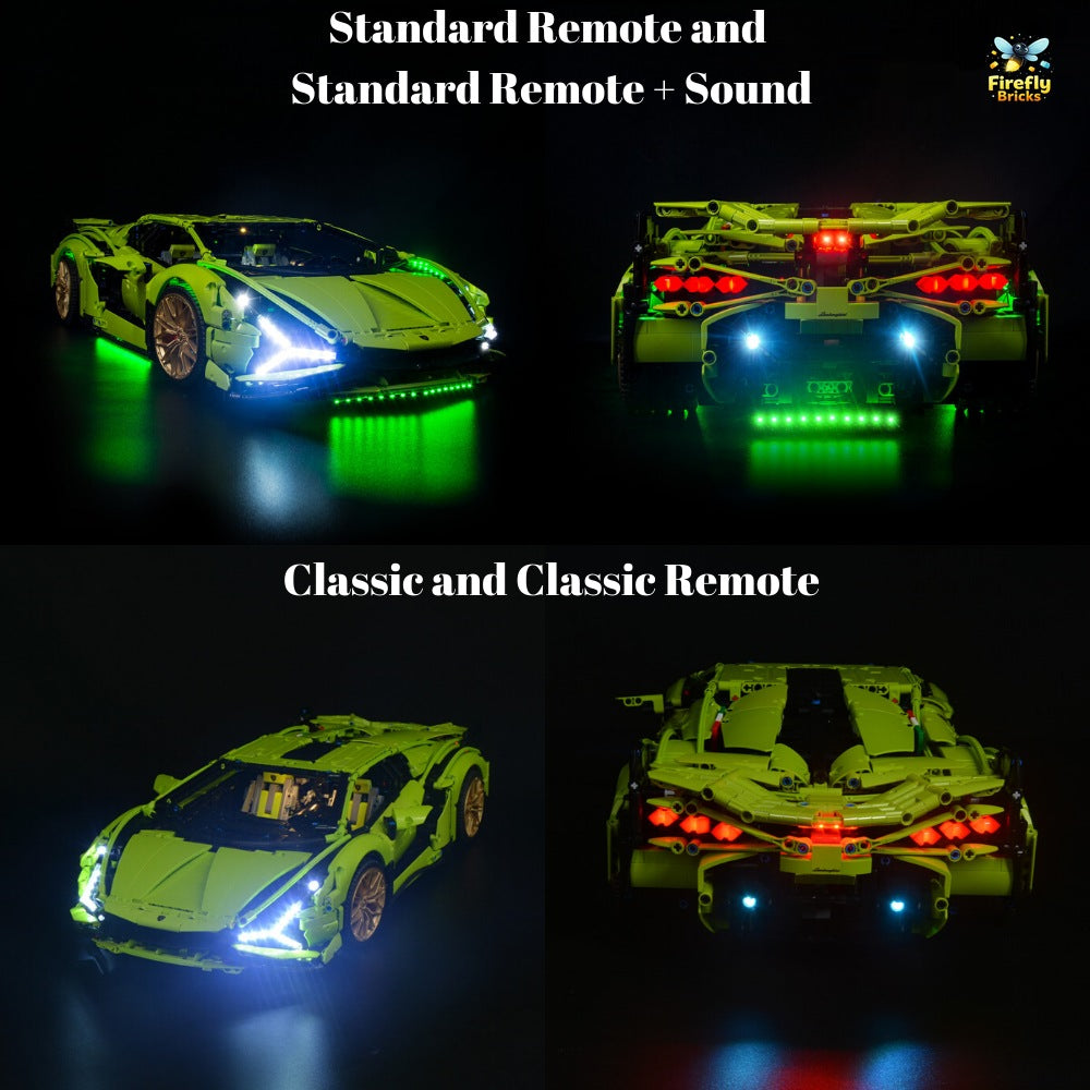 Light Kit for LEGO® Lamborghini Sián FKP 37 42115