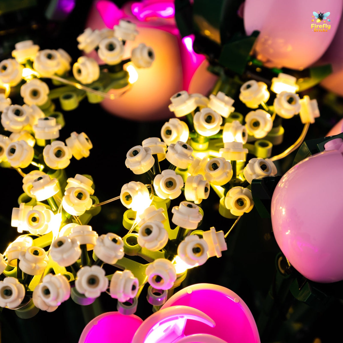 Light Kit for LEGO® Bouquet of Pink Roses 10374