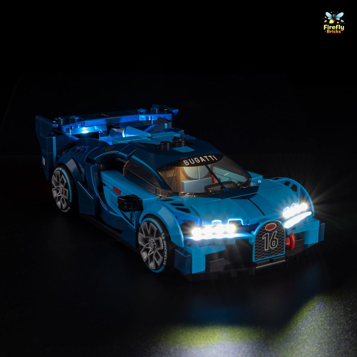 Light Kit for LEGO® Bugatti Vision GT Hyper Sports Car 77253