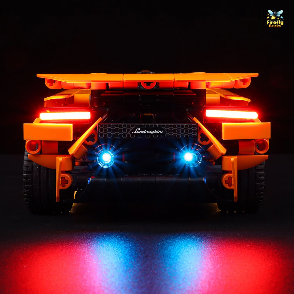 Light Kit for LEGO® Lamborghini Huracán Tecnica Orange 42196
