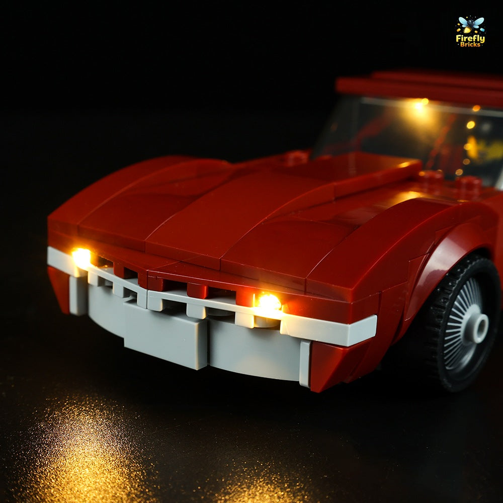 Light Kit for LEGO® Chevrolet Corvette C8.R, 1968 Chevrolet Corvette 76903