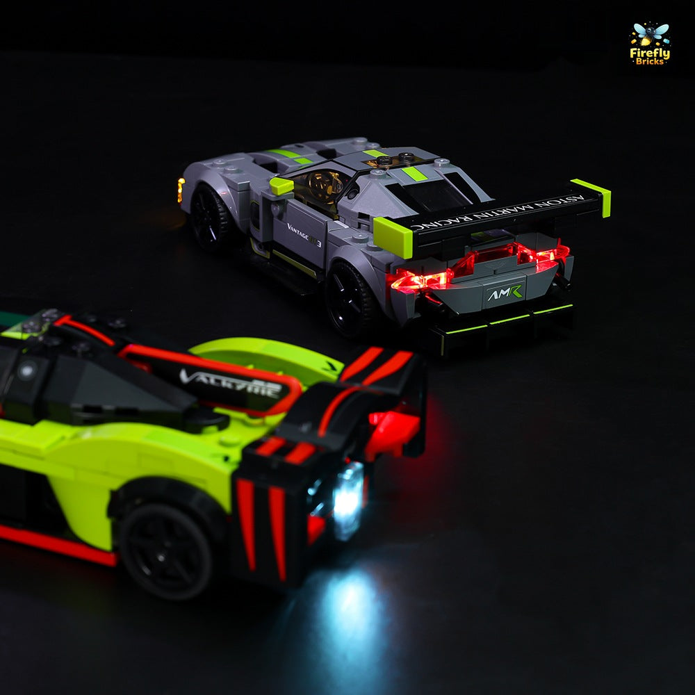 Light Kit for LEGO® Aston Martin Valkyrie AMR Pro and Aston Martin Vantage GT3 76910