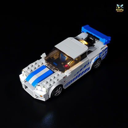 Light Kit for LEGO® 2 Fast 2 Furious Nissan Skyline GT-R (R34) 76917