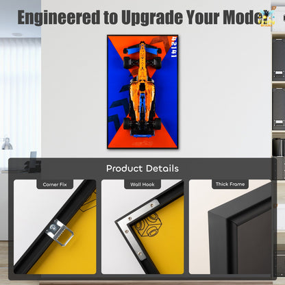 Display Wall-Mount for LEGO® McLaren Formula 1 Race Car 42141