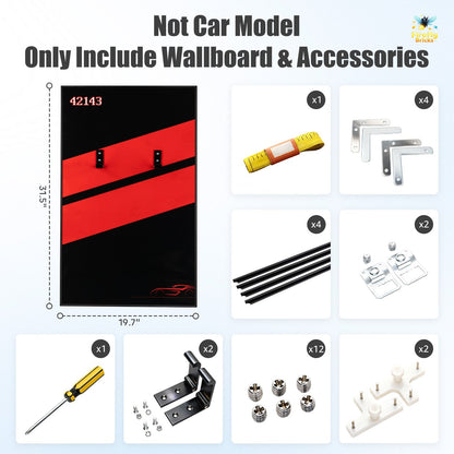Display Wall-Mount for LEGO® Ferrari Daytona SP3 42143